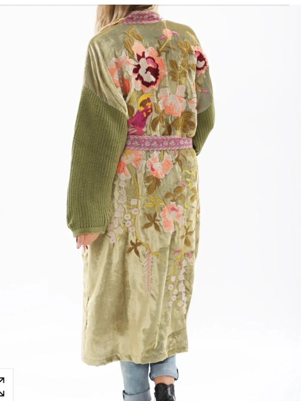 Aratta Silent Journey Something Magical Velvet Coat NWT - Picture 4 of 14